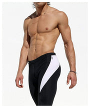 Rufskin RUFSKIN! Leggings Shark Stretchy Men Sportswear Running Legging Black 10