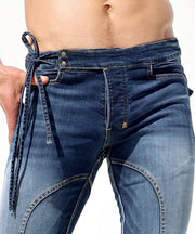 RUFSKIN Signature Denim Jeans DUG Gold Thread Side Pockets Premium Cotton