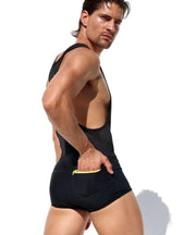 RUFSKIN Singlet RICKSON Stretch Sport 4-Way Mesh Bodysuit Black