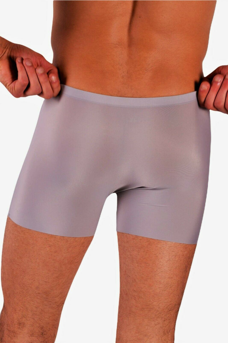 Sexy Boxer SMU Stretchy Silky Thin second Skin Ice total c-through when wet Gray