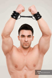 SexyMenUnderwear.com MASKULO Wristband Accessory Armored Next Men's D-Ring Wristband 1pc AC1210-90 13