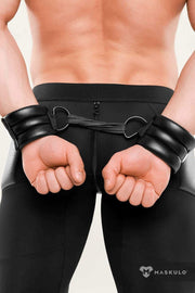 SexyMenUnderwear.com MASKULO Wristband Accessory Armored Next Men's D-Ring Wristband 1pc AC1210-90 13