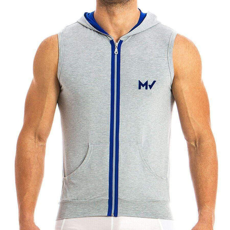 SexyMenUnderwear.com Modus Vivendi OTTER Tank Top Sleeveless Hoodie Cotton Sportswear Gray 11831 74