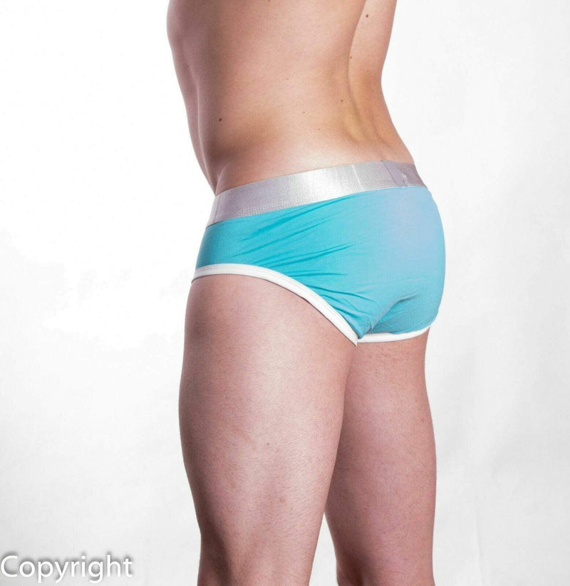 SexyMenUnderwear.com Private structure Brief Spectrum X Cotton Briefs Slips Aqua 3683 52