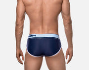 SexyMenUnderwear.com PUMP! Briefs Blue Steel Baby Blue Mesh Brief 12029 48a