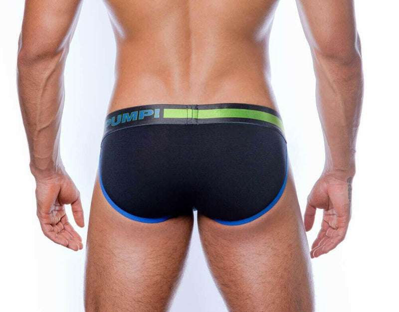 SexyMenUnderwear.com PUMP! Briefs PLAY 2020 New Soft Lycra Cotton Side-Cut Brief Green 12054 51