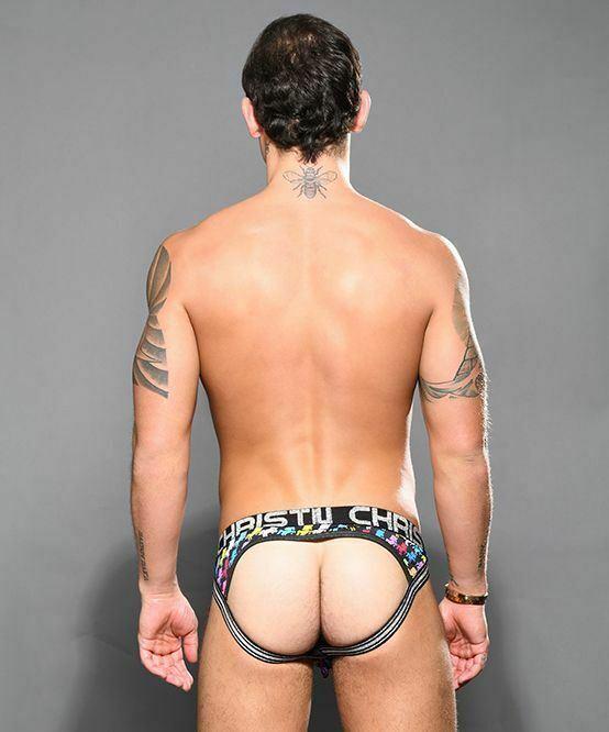 SexyMenUnderwear.com Rainbow Jockstrap Andrew Cristian Unicorn Arch Jock to 92058 50