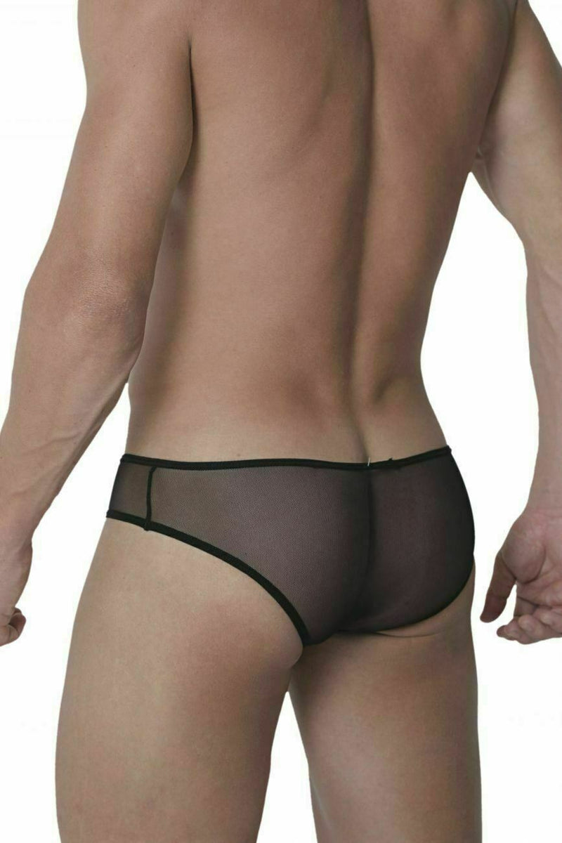 SexyMenUnderwear.com Romantic Brief By Hidden Mesh Brief Bikini C-through sensual undies Black 956 2