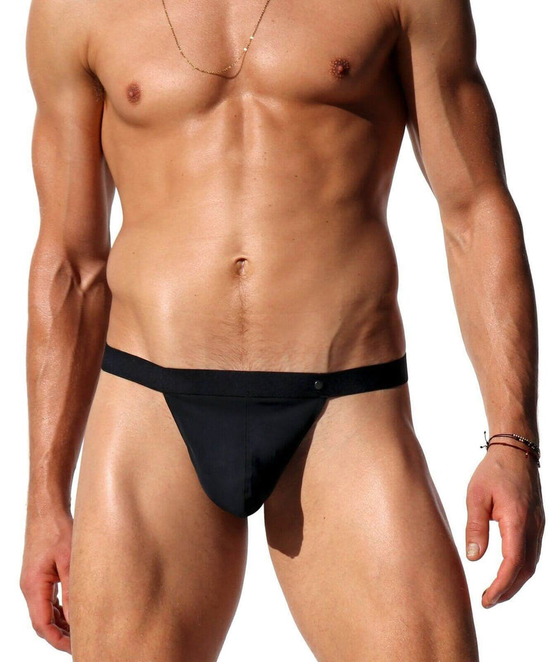 SexyMenUnderwear.com ''RUFSKIN Vital Black'' Sexy Classic Pouch Backless Thongs Matte Fabric 33