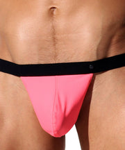 SexyMenUnderwear.com RUFSKIN Vital Pouch Backless Bottomless thong Matte Fabric PINK AF 33