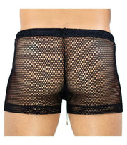 SexyMenUnderwear.com See-Through Swimwear "TOF PARIS" IBIZA Swim-Shorts Guaranteed Effect BLACK T4