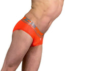 SexyMenUnderwear.com S SMALL MAO USA Sports Briefs Comfy Mesh Fushia 7522 17