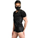 SexyMenUnderwear.com SMU Sexy Men  Leather Punk mask plus Gregg Homme T shirt  Boxer Kit Medium