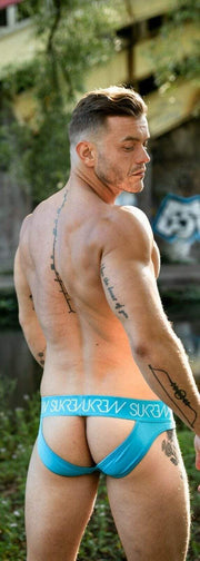 SexyMenUnderwear.com Sukrew Jock GreenWich V-Briefs Big Pouch Bulge Soft Cotton Jockstraps Orange 13