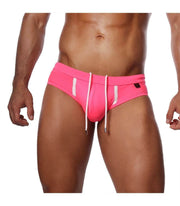 SexyMenUnderwear.com Swim-Brief Tight-Fitting by TOF PARIS Happy Neon Pink 25