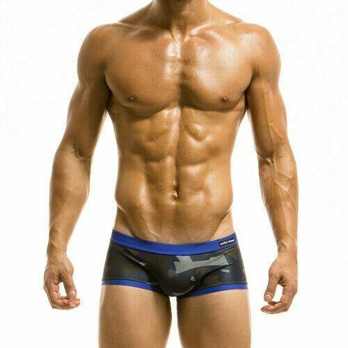 SexyMenUnderwear.com Swim Trunk Modus Vivendi Swimwear Camo Brazil Cut Maillot Plage Blue S1721 19