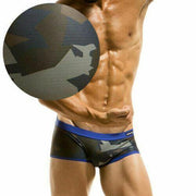 SexyMenUnderwear.com Swim Trunk Modus Vivendi Swimwear Camo Brazil Cut Maillot Plage Blue S1721 19