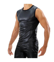 SexyMenUnderwear.com ''TOF PARIS'' Deri Tanktop Pleasant-To-Touch Fetish borrows Tank Slim Fit