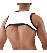 SexyMenUnderwear.com TOF PARIS HARNESS DERI ORIGINAL WHITE ELEGANT ELEGANT SEXY CLASSY 13
