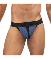 SexyMenUnderwear.com TOF PARIS Jockstraps COWBOY Sexy-Jock Removable Side Pocket 2 Jacquard  T1
