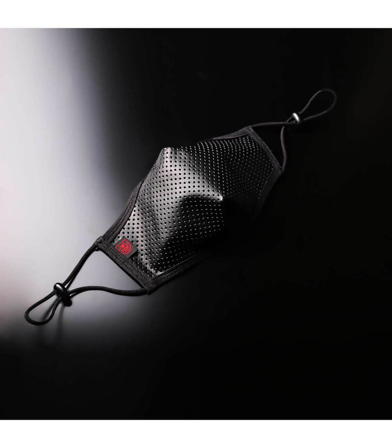 SexyMenUnderwear.com One Size TOF PARIS MASQUE FETISH SEAMLES MASK Stylish Breathable Imitation Leather Black