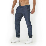 SexyMenUnderwear.com TOF PARIS Pants COWBOY Low Waist Casual Pant 4 Large Pockets Denim Blue T1