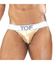SexyMenUnderwear.com TOF PARIS Sexy GOLDEN Jockstraps Polyurethane Fashion Gold Jock 13