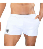 SexyMenUnderwear.com TOF PARIS Shorts White Party Short Whit Stripe Black and white Elegant Look 40