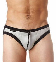 SexyMenUnderwear.com XS Greeg Homme Swim-Brief BoyToy Sexy Swimwear PEWTER 100425 214