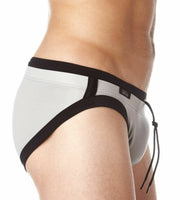 SexyMenUnderwear.com XS Greeg Homme Swim-Brief BoyToy Sexy Swimwear PEWTER 100425 214