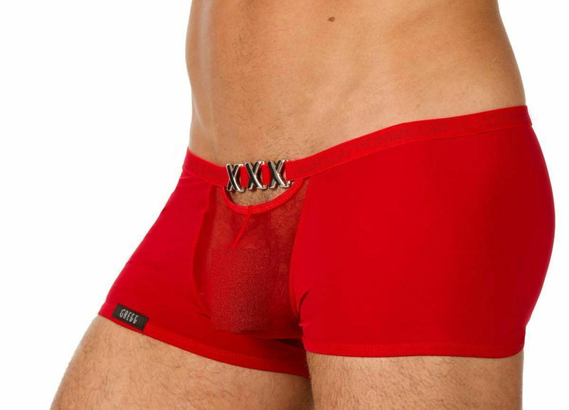 SexyMenUnderwear.com XS sexy boxer by Gregg Homme Pimp Boxer Brief Red Sensual XXX 96605 202