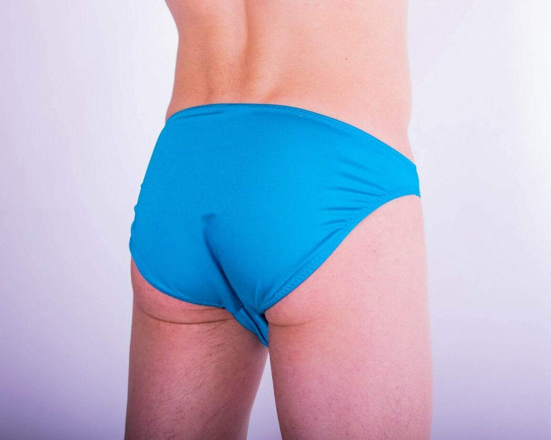 Swimwear SKINZ Swimwear Unlined Teal Swim Brief  9452 MEDIUM 3 - SexyMenUnderwear.com