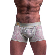 SKULL & BONES Boxer Trunk Lace Luxurious Cotton Single Layer Burnout Green 3