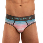 SKULL & BONES Brief Trans Pride Heather Stripe TIE DYE Briefs Vintage Limited 23