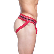 SKULL & BONES Jockstrap Locker Room Vintage Jock Red 13