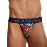 SKULL & BONES Mosaic Skulls Jockstrap 2-Layer Gusset Ultimate Comfort Jock 20