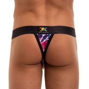 SKULL & BONES Thongs Gay Pride TIE DYE Wild Rainbow Thong Super Soft 24