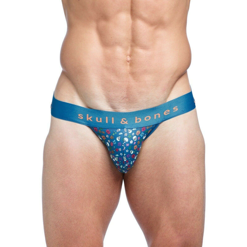 SKULL & BONES Vintage Floral Jock Ultimate Comfort Contour Pouch Jockstrap 14