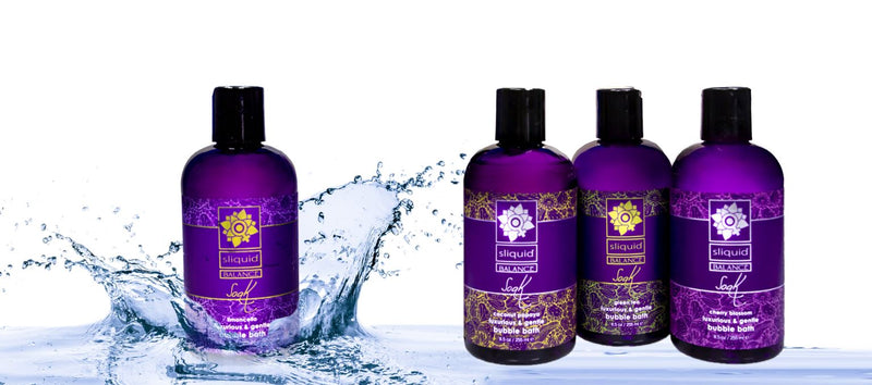 Sliquid Balance Soak Luxurious Gentle Bubble Bath Soap Eco Vegan Friendly 8.5oz