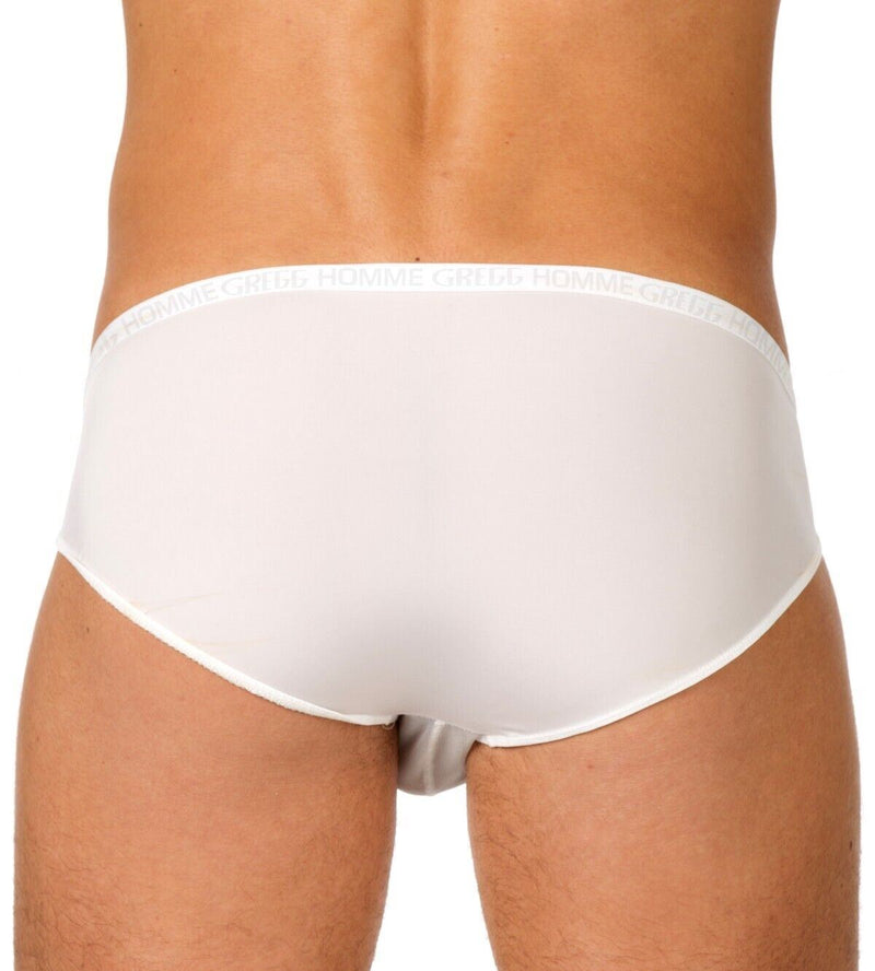 SMALL Gregg Homme Kit PIMP See-Thru Tank top + Briefs White 96622-03