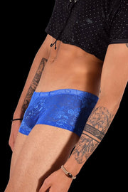 SMU Aristocrat Lace Sheer Mini boxer Royal 100705 H52