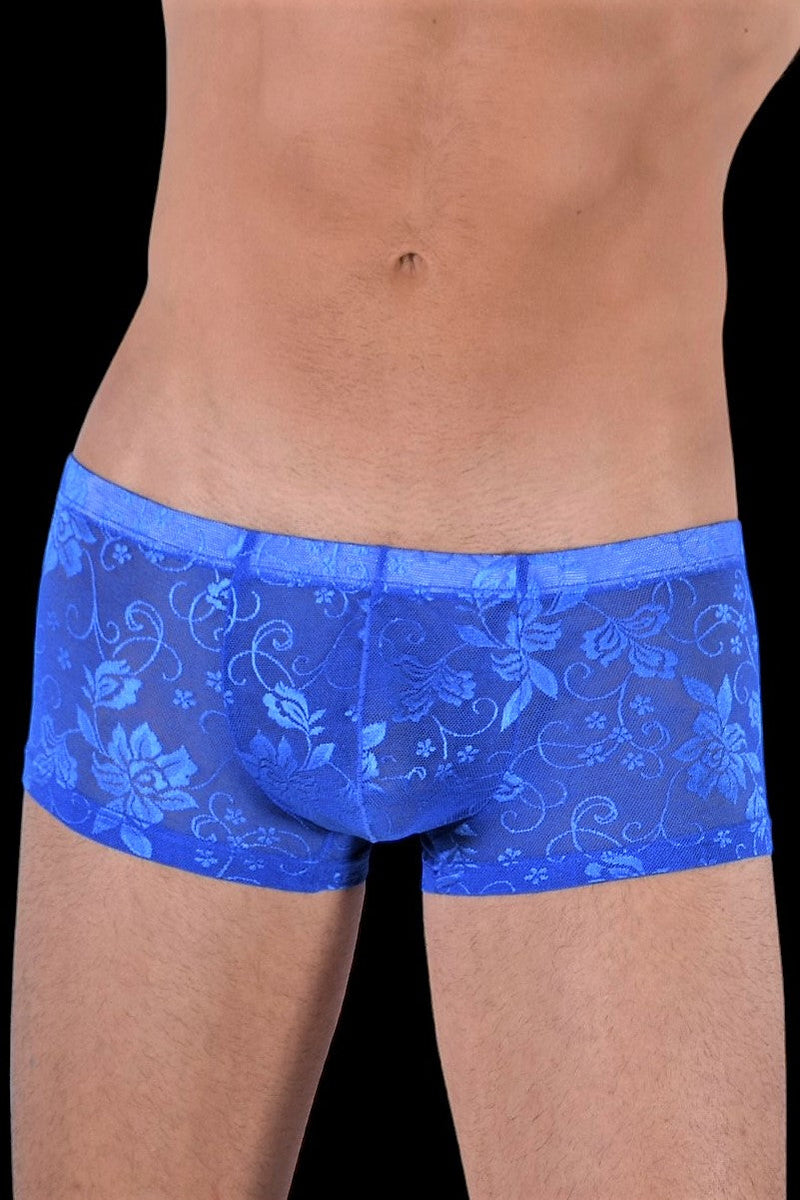 SMU Aristocrat Lace Sheer Mini boxer Royal 100705 H52
