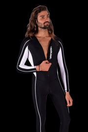 SMU Full Body Swimwear Diving Wetsuit  Singlet One Piece Dive Black