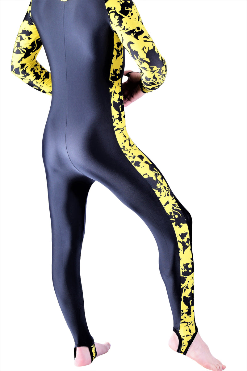 SMU Full Body Swimwear Diving Wetsuit  Singlet One Piece Dive Yellow 40134 1