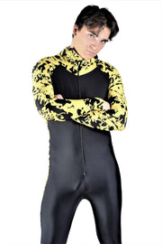 SMU Full Body Swimwear Diving Wetsuit  Singlet One Piece Dive Yellow 40134 1