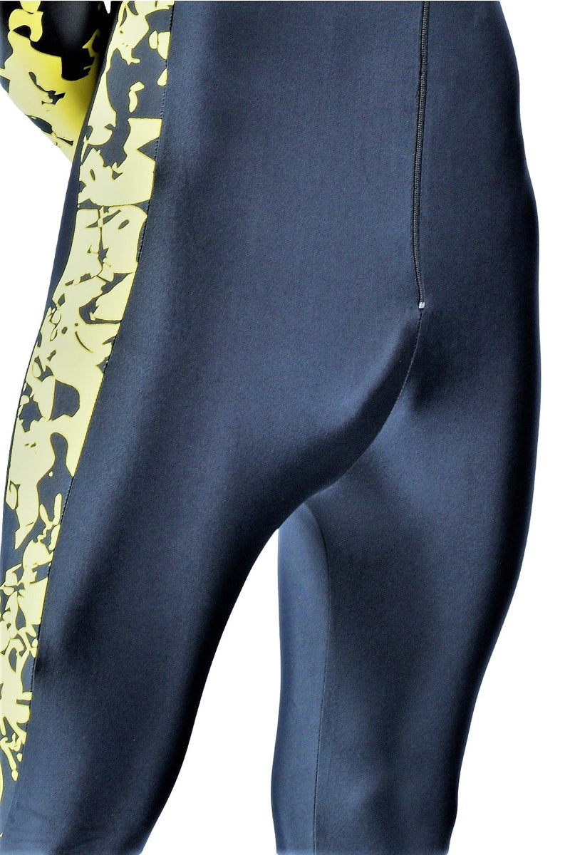 SMU Full Body Swimwear Diving Wetsuit  Singlet One Piece Dive Yellow 40134 1