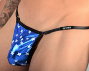 SMU Patriot O-Ring Disco String Blue 28