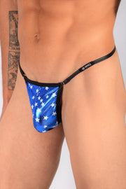 SMU Patriot O-Ring Disco String Blue 28