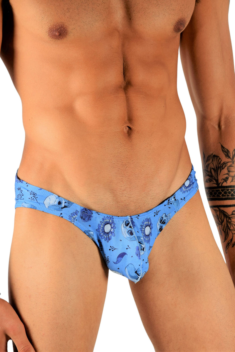 SMU PRE-BOOK  Skulls Mini brief Blue sku02