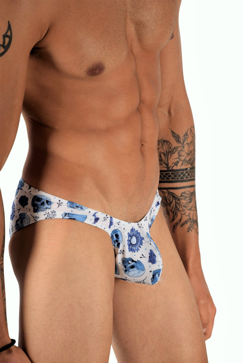 SMU PRE-BOOK  Skulls Mini brief White sku01